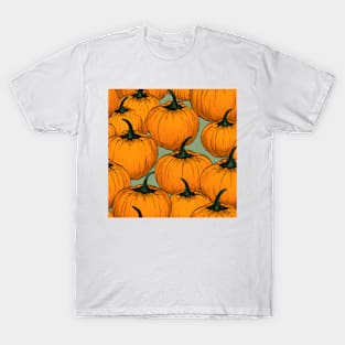 Pumpkin Pattern 8 T-Shirt